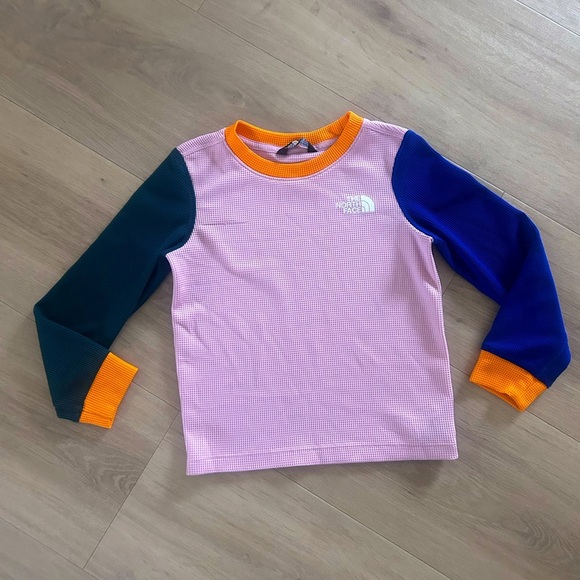 Other - The North face base layer thermal long sleeve colorblock size 6t